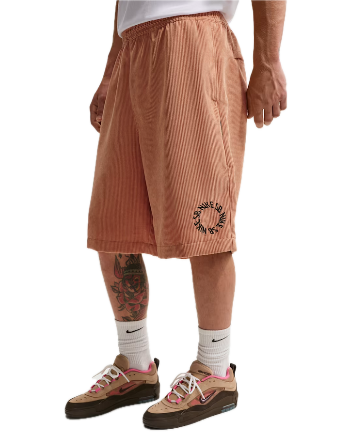 NIKE SB CORD SHORT COGNAC/BLACK