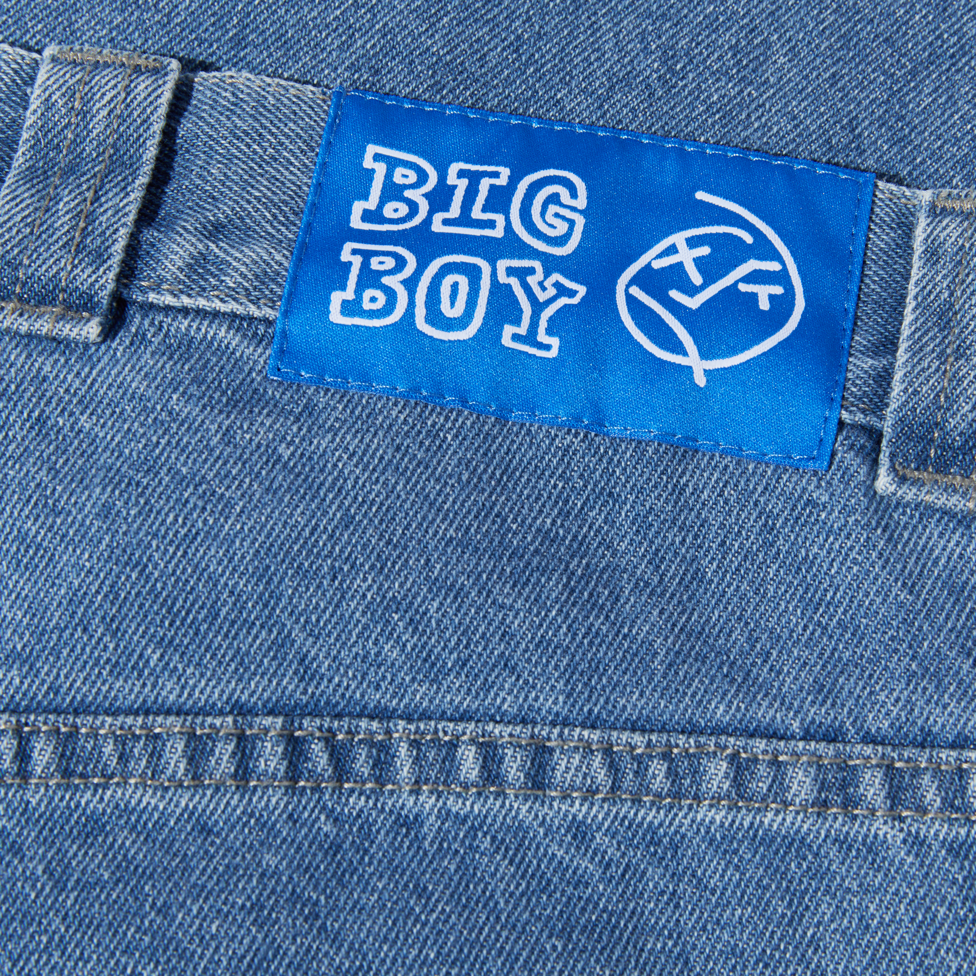 BIG BOY JEANS MID BLUE