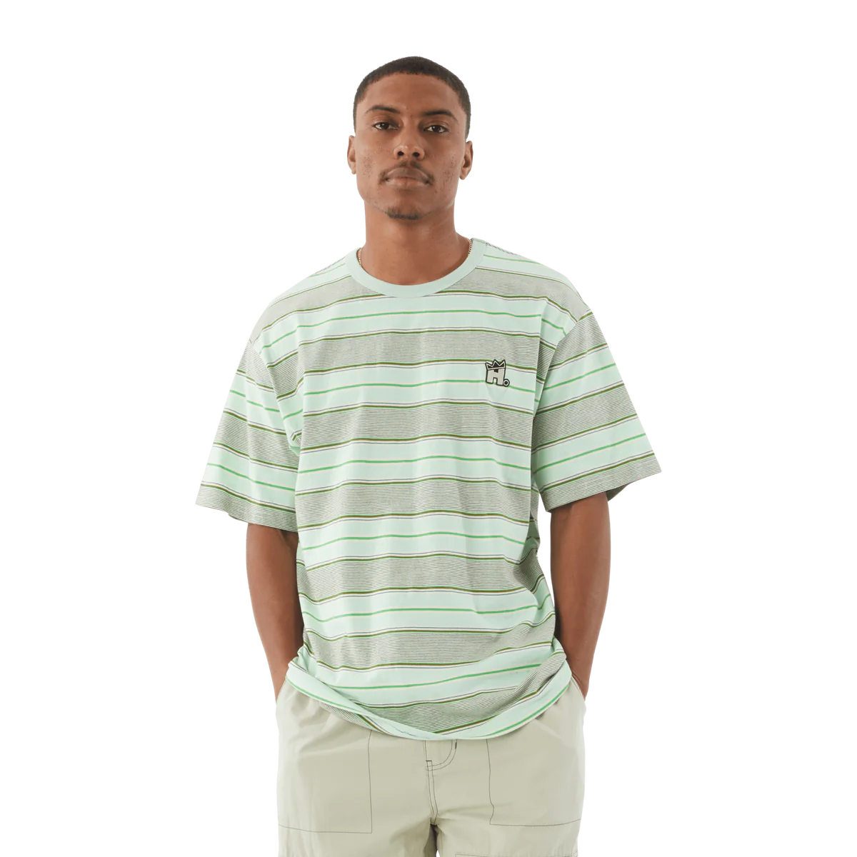 VERNON RELAXED KNIT SMOKE MINT