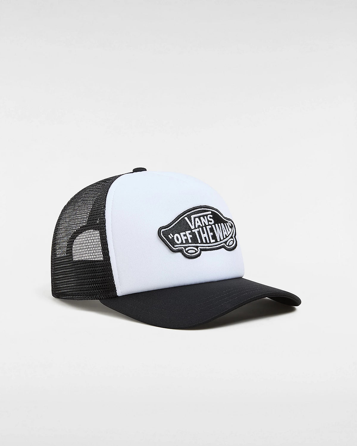 CLASSIC PATCH CURVED BILL CAP BLACK WHITE