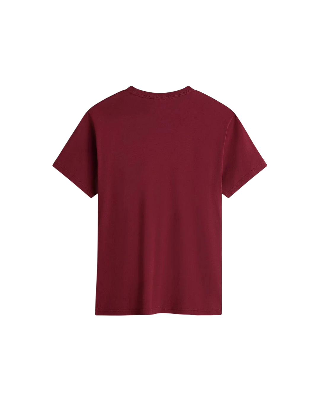 LEFT CHEST LOGO TEE BURGUNDY