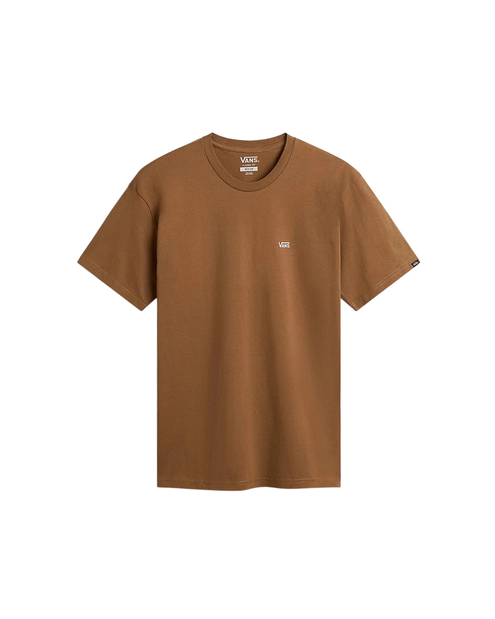 LEFT CHEST LOGO TEE COFFEE BROWN