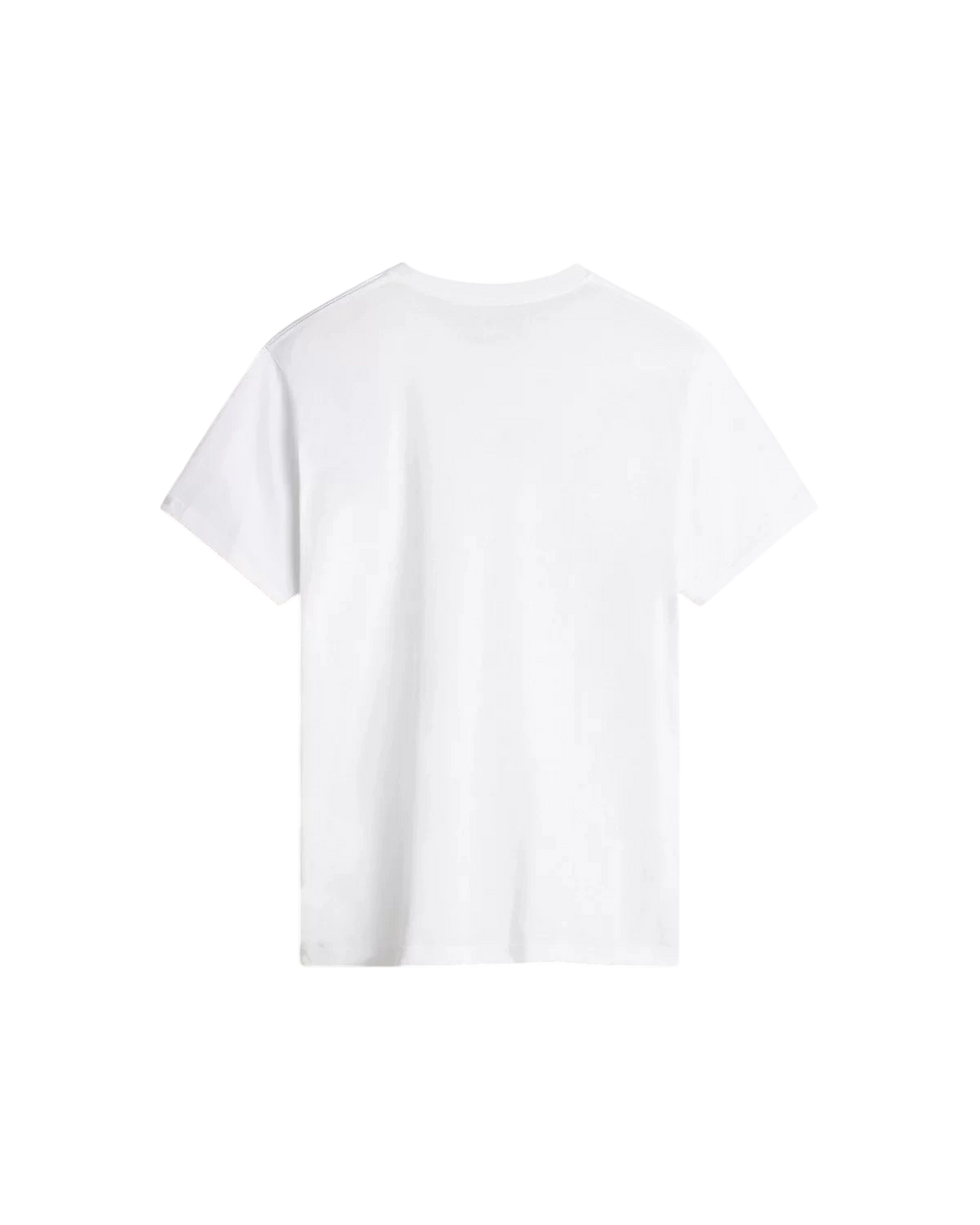 LEFT CHEST LOGO TEE WHITE BLACK