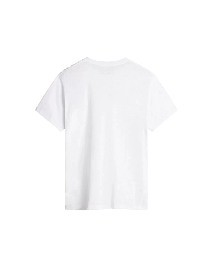 LEFT CHEST LOGO TEE WHITE BLACK