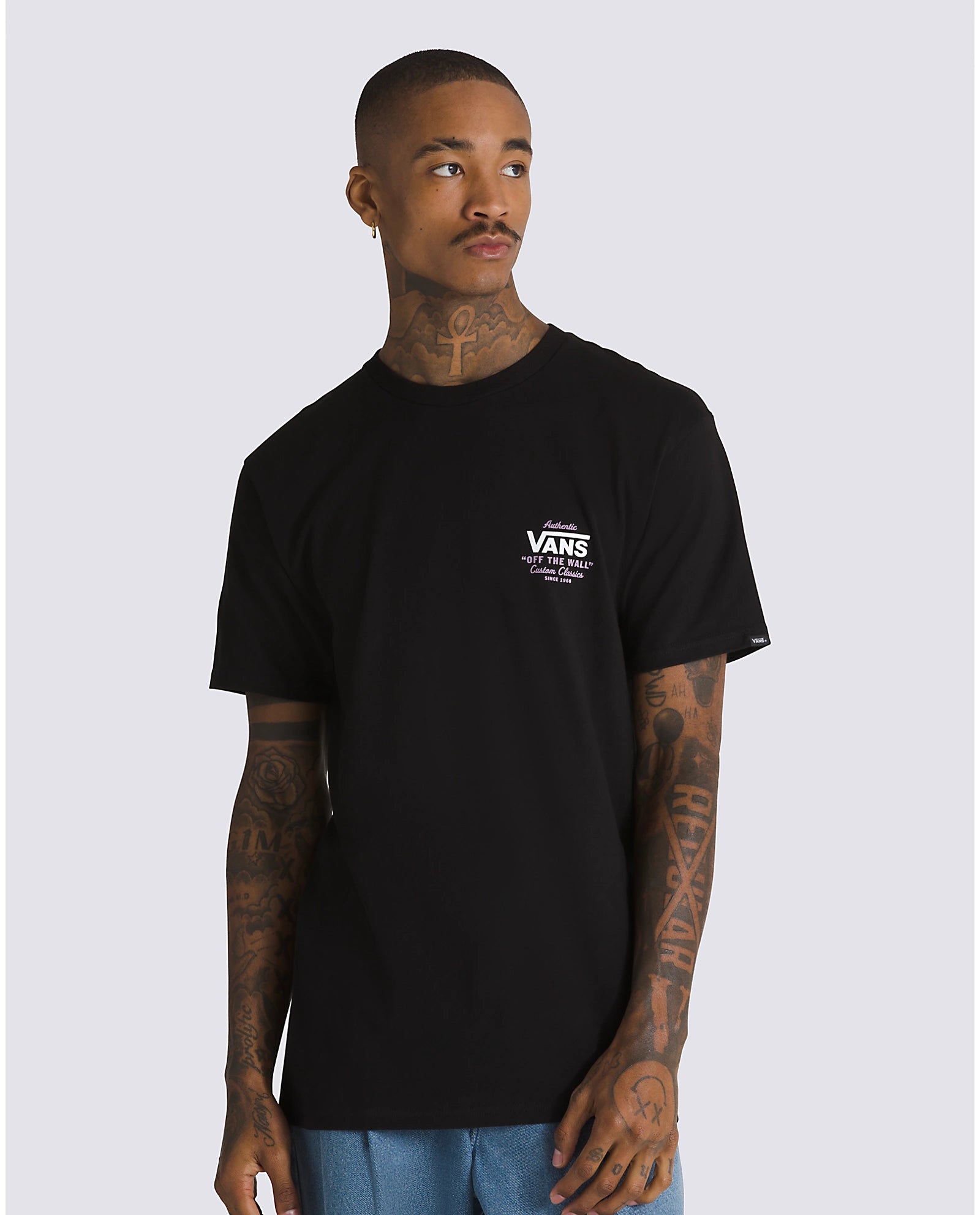 HOLDER CLASSIC TEE BLACK LAVENDER