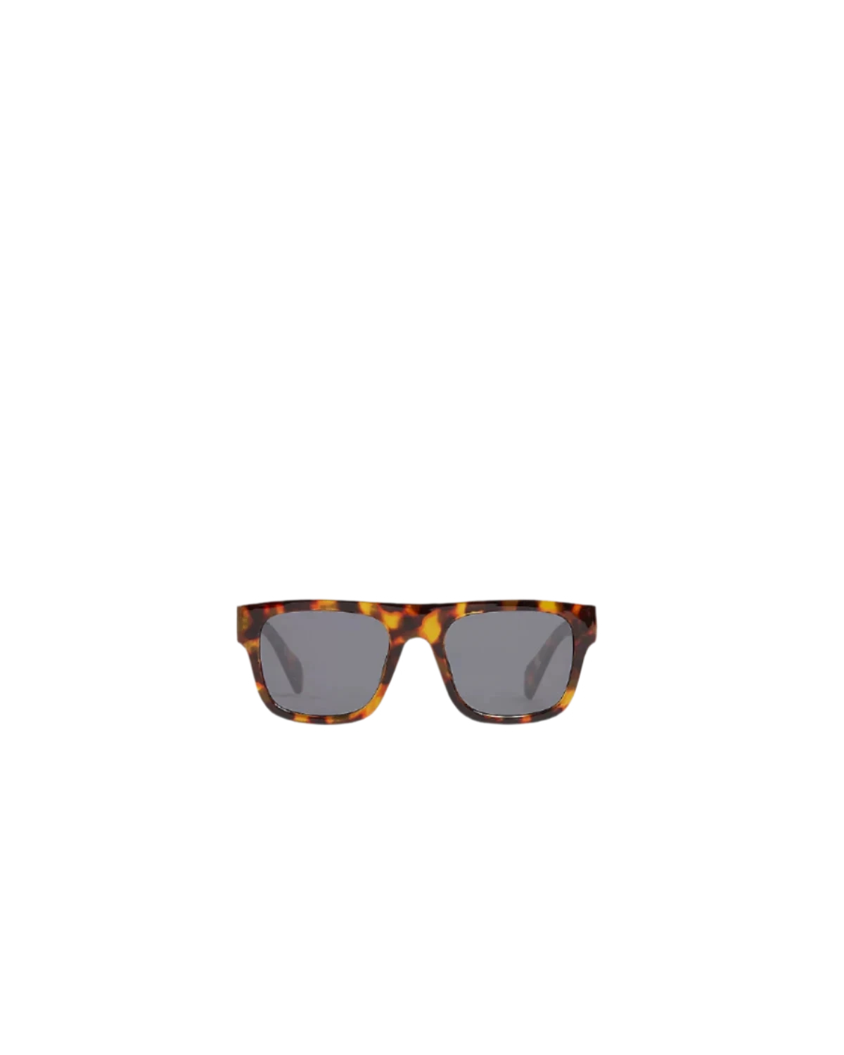 SQUARED OFF SUNGLASSES CHEETAH BROWN