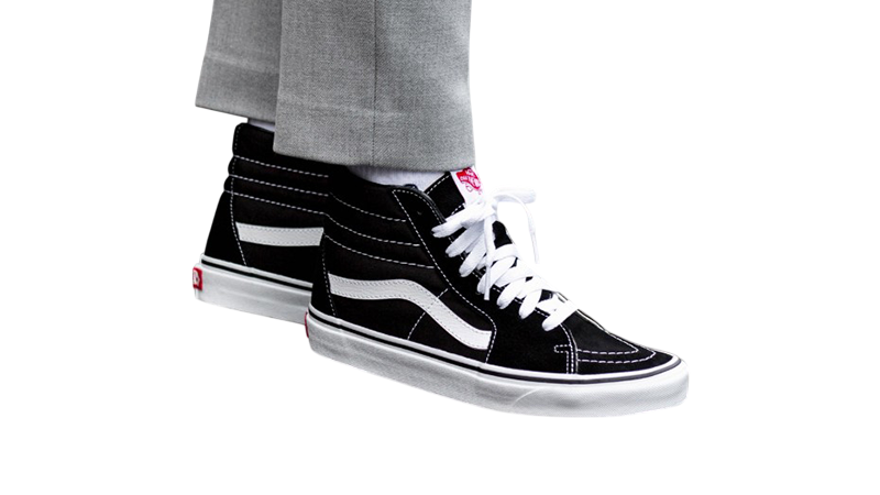 SK8-HI BLACK WHITE