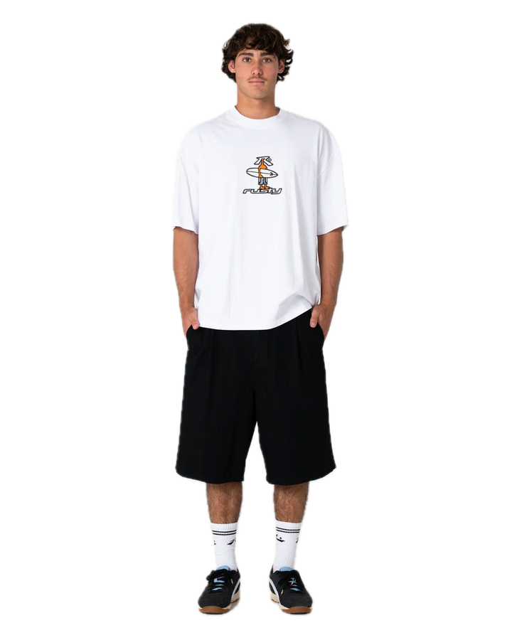 RUSTY DR. DOT SHORT SLEEVE TEE WHITE