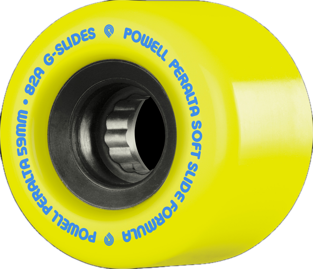 POWELL PERALTA SSF G-SLIDES YELLOW 82A 59MM