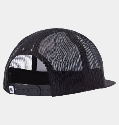 GAS STATION TRUCKER CAP BLACK WHITE