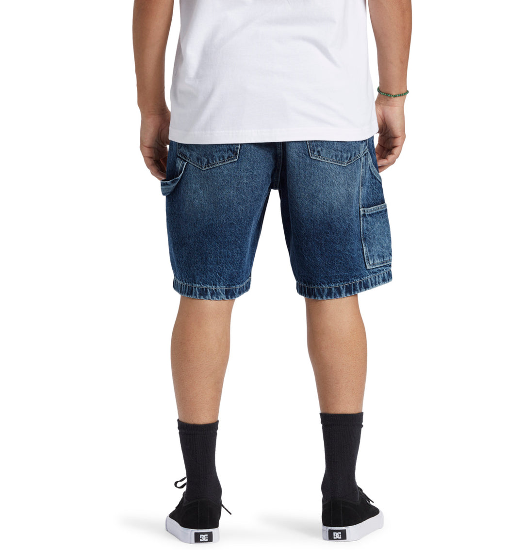 CARPENTER BAGGY SHORT DARK INDIGO