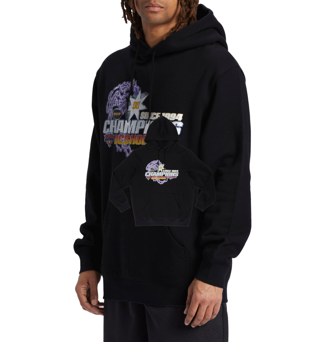 THE CHAMPS HOODIE BLACK