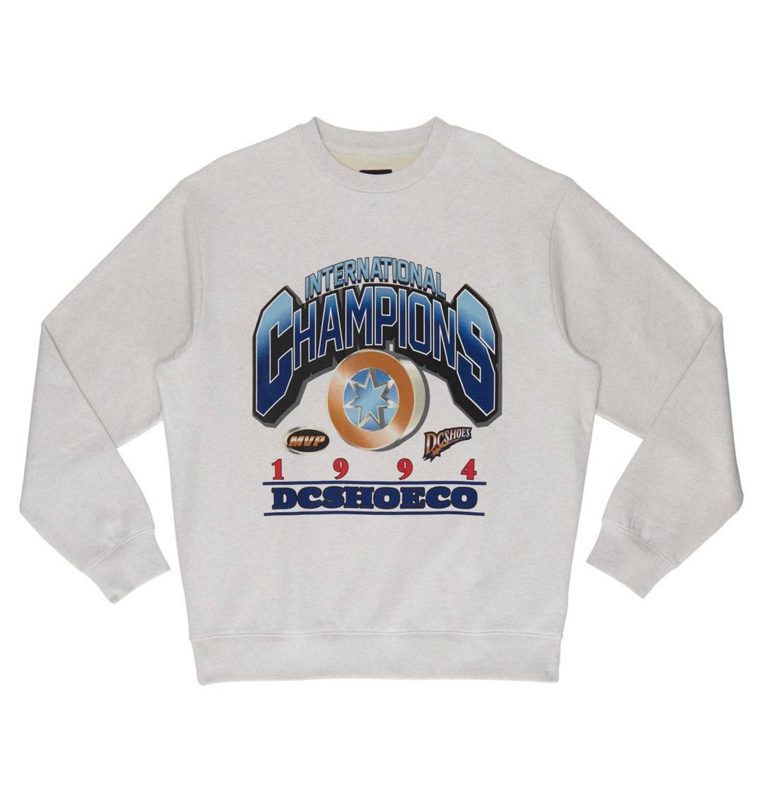 MVP CREWNECK SNOW HEATHER