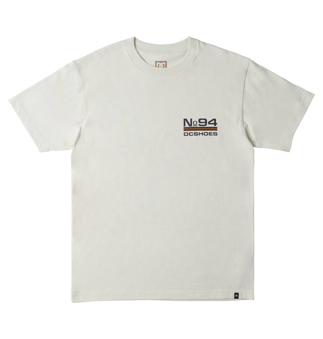 No 94 WORKER COMPASS TEE WHITE