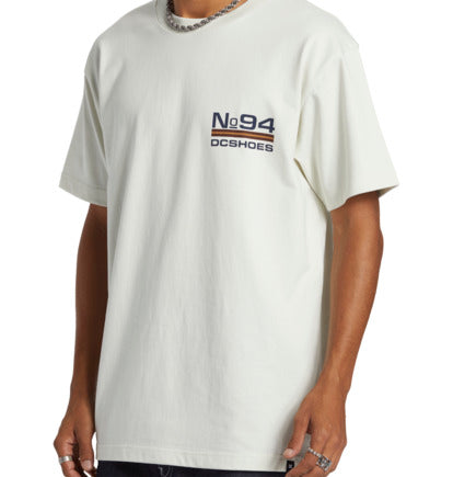 No 94 WORKER COMPASS TEE WHITE