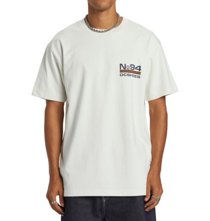 No 94 WORKER COMPASS TEE WHITE