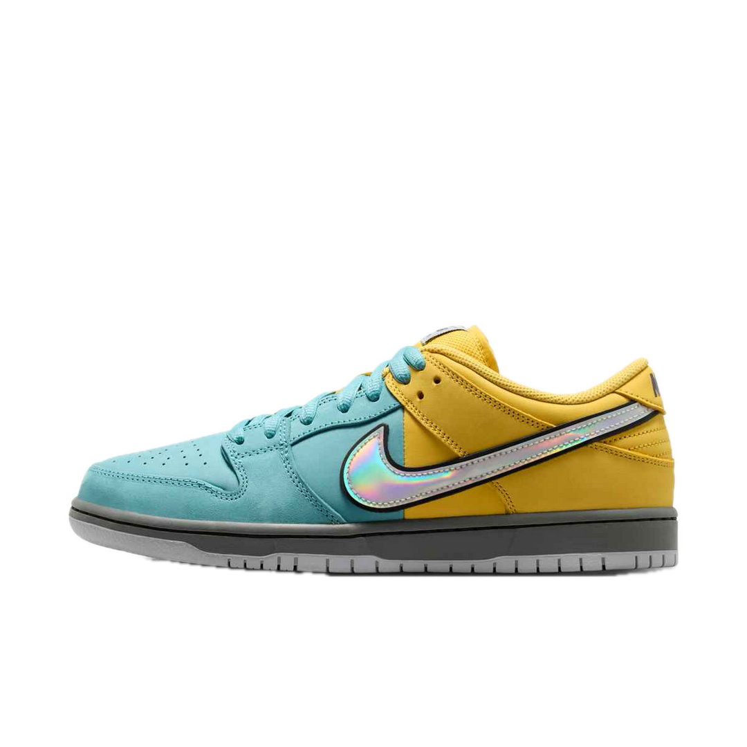 NIKE DUNK SB LOW PRO "MUNI FAST PASS" SNEAKER SKATE SHOE SIDE LEFT