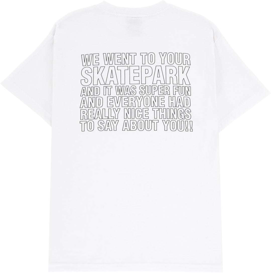 SKATEPARK TEE WHITE