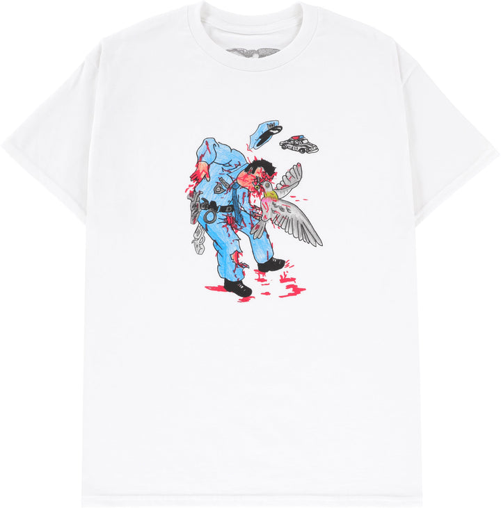 PIGEON ATTACK TEE WHITE