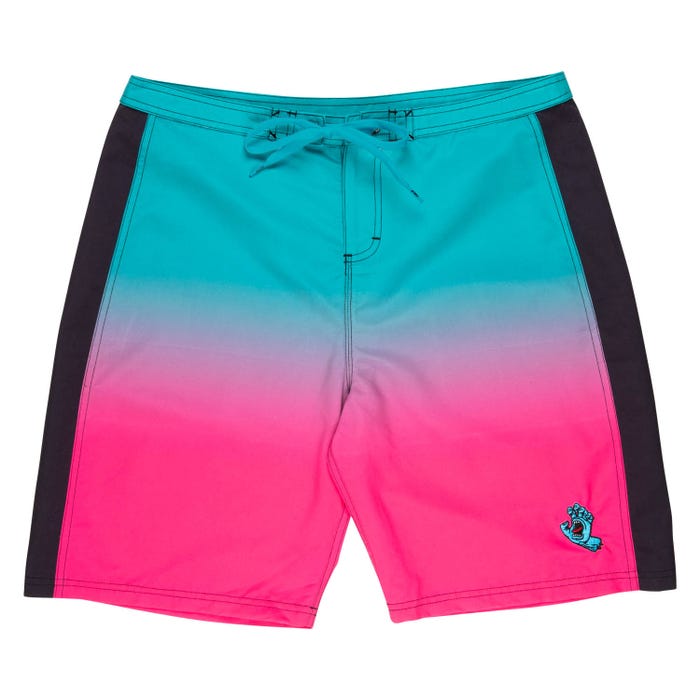 SCREAMING HAND PANEL BOARDSHORT PINK FADE