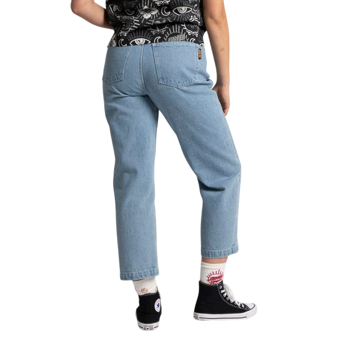 WOMEN CLASSIC BAGGY JEANS BLEACH BLUE