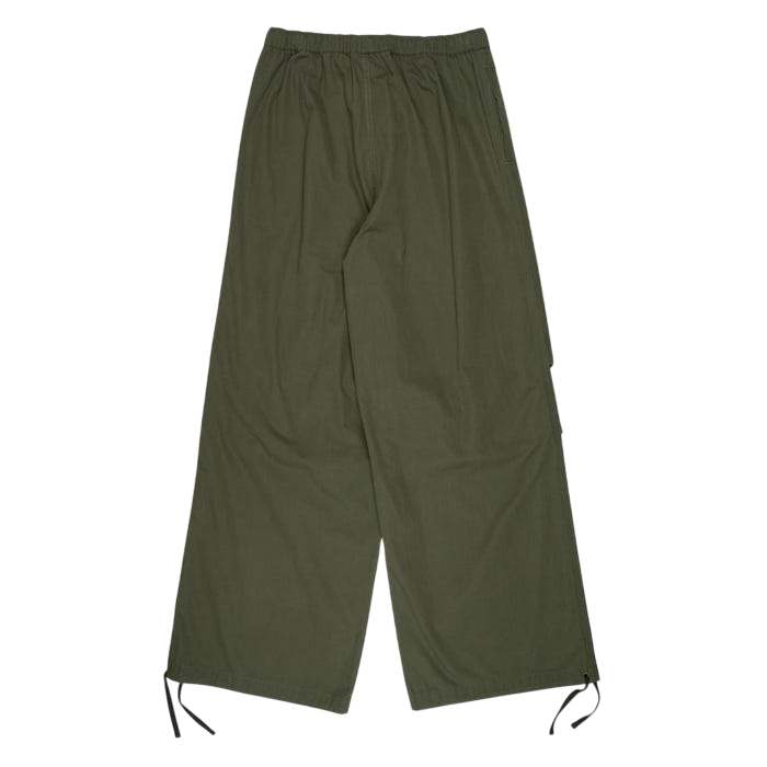 WOMEN STRIP PARACHUTE PANT KHAKI