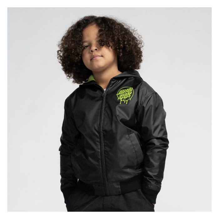 YOUTH LIQUID DOT JACKET BLACK