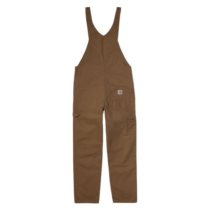 BIB OVERALL COTTON HAMILTON BROWN RINSED