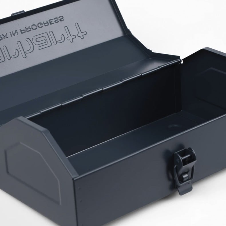 SCRIPT TOOL BOX DARK NAVY BLUE