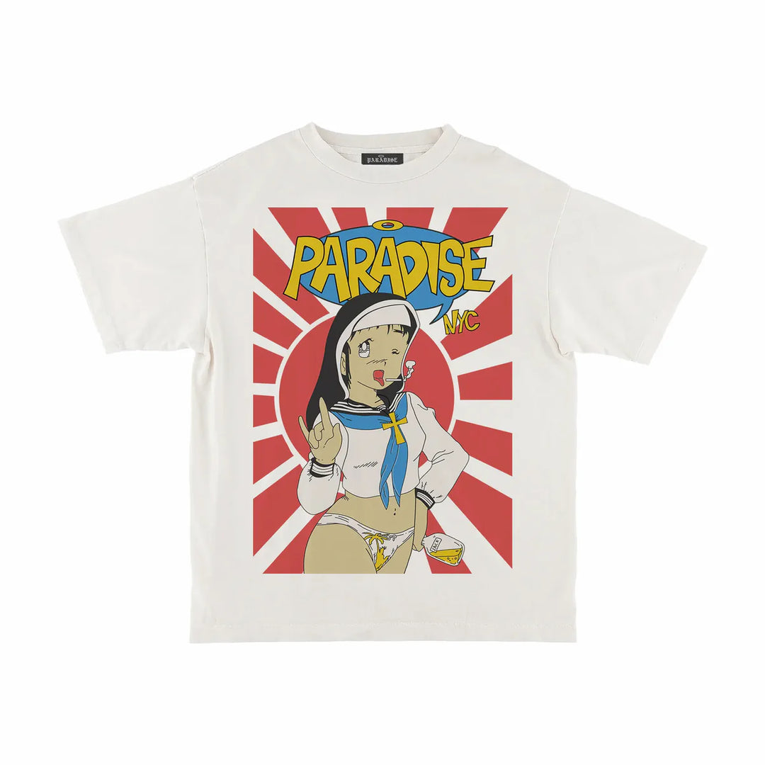 DINOSAUR PARADISE TEE WHITE