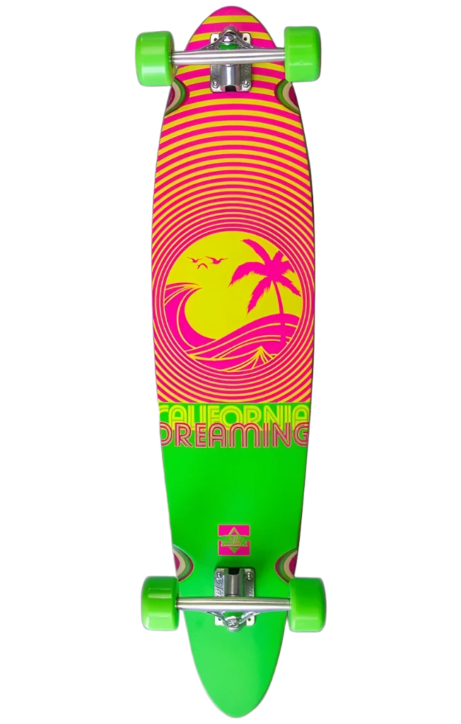 CALIFORNIA DREAMING LONGBOARD NEON GREEN