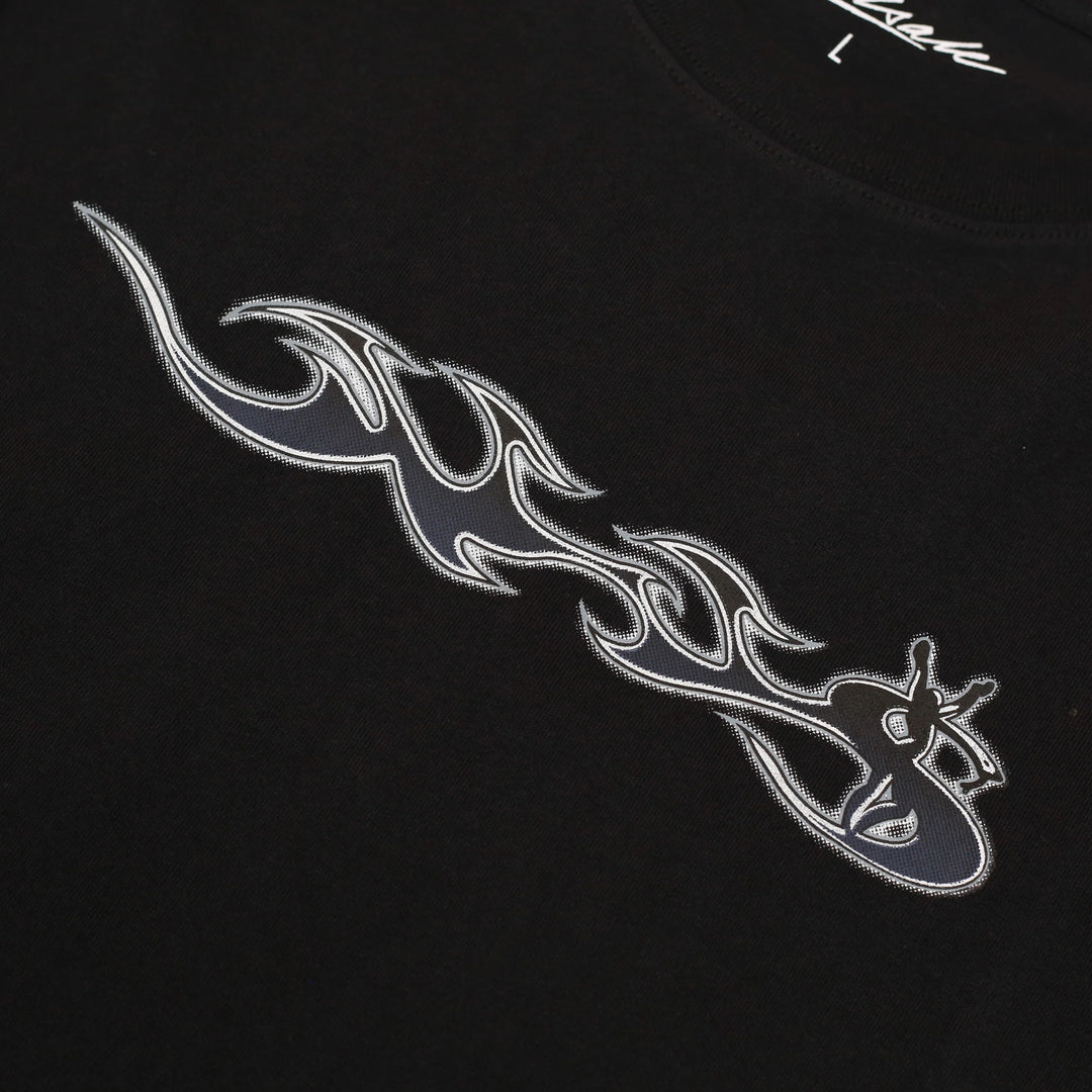 PHANTASY FLAME TEE BLACK