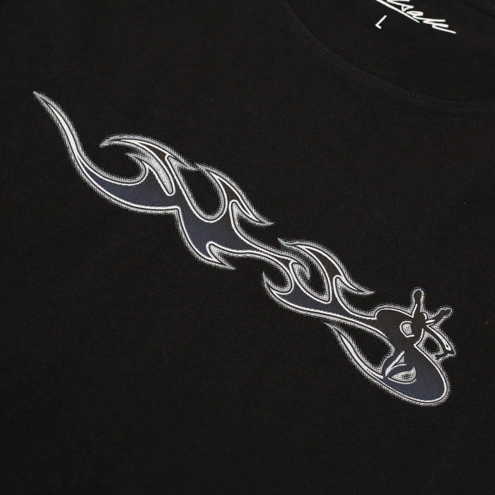 PHANTASY FLAME TEE BLACK