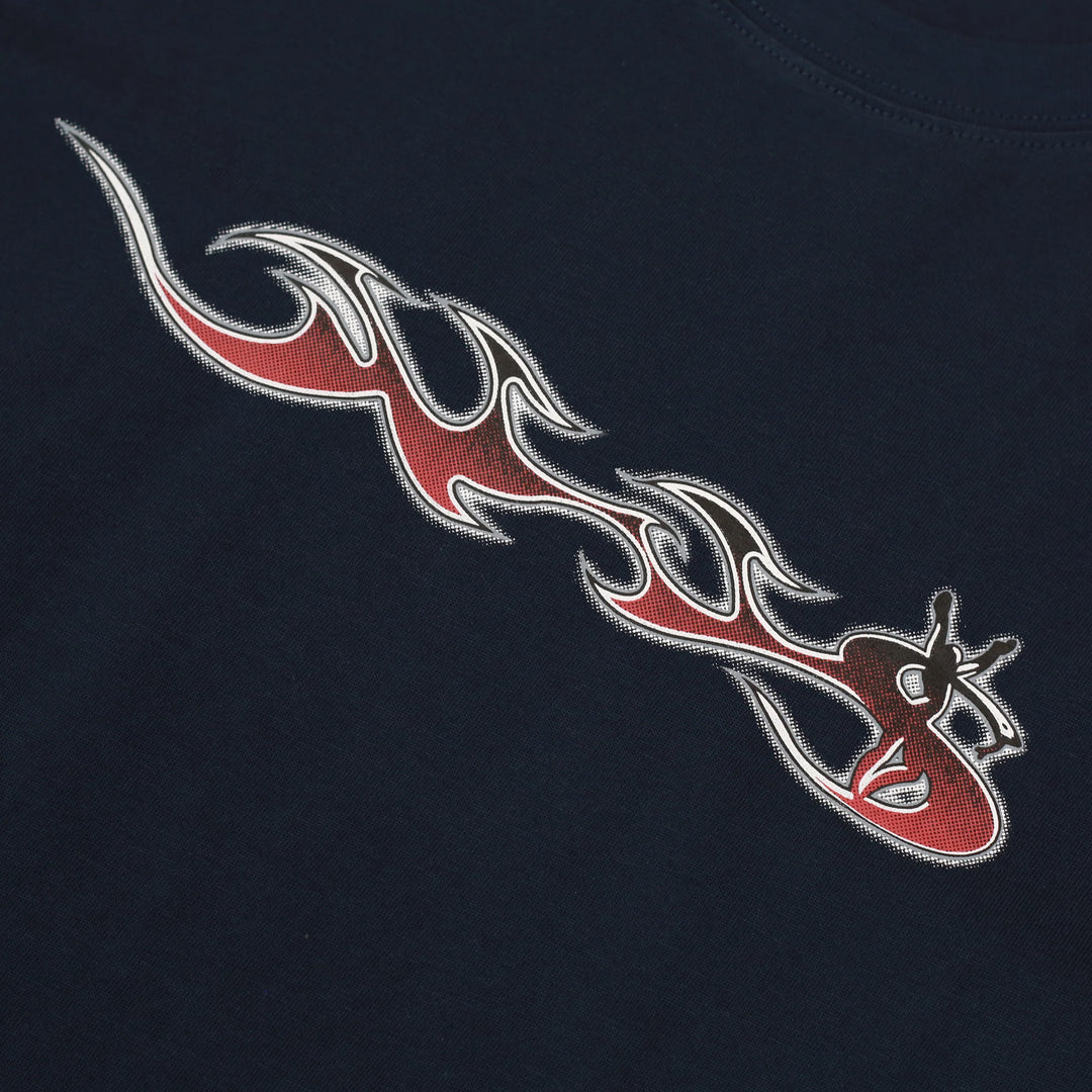 PHANTASY FLAME TEE NAVY