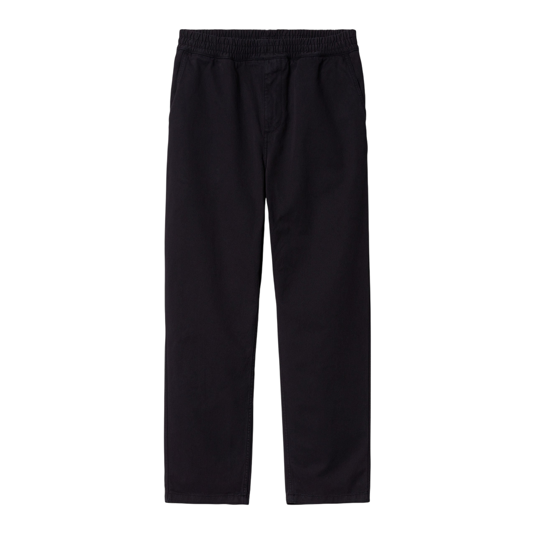 FLINT COTTON PANT BLACK GARMENT DYED