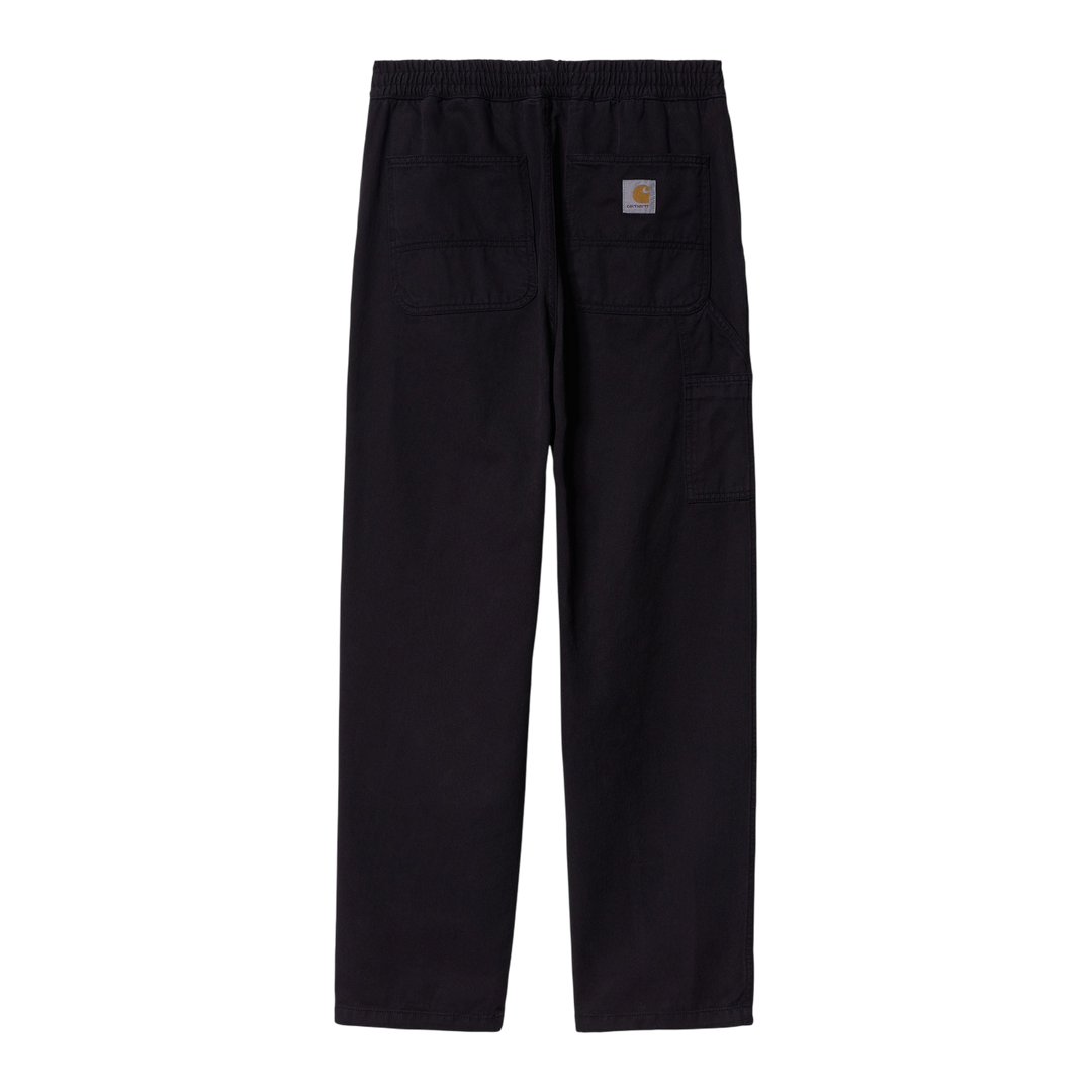 FLINT COTTON PANT BLACK GARMENT DYED