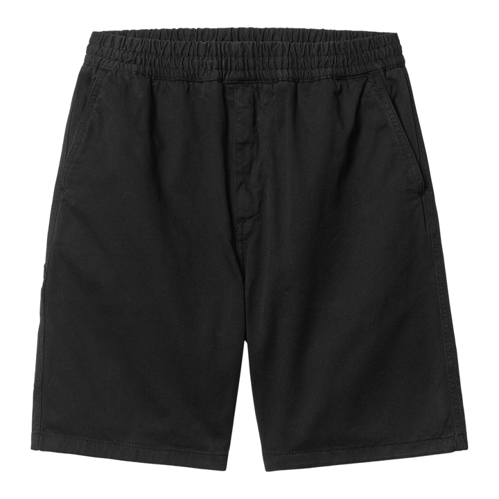 FLINT SHORT BLACK GARMENT DYED