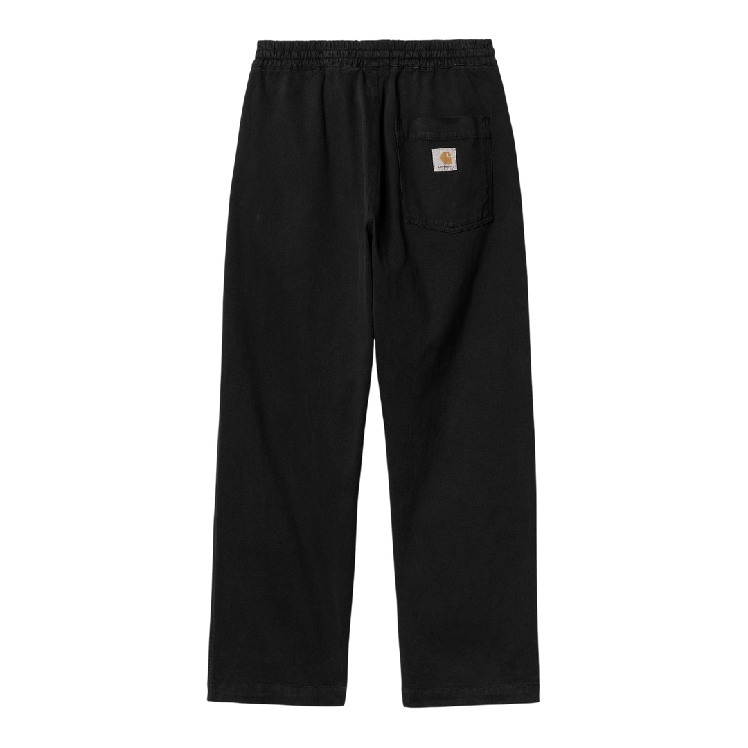 FLOYDE PANT BLACK GARMENT DYED