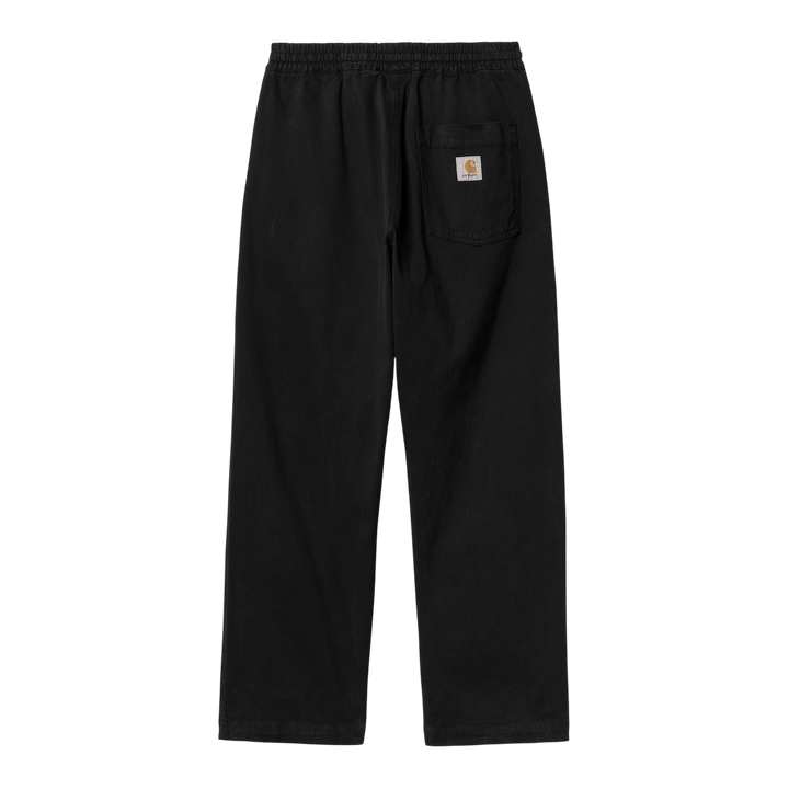 FLOYDE PANT BLACK GARMENT DYED