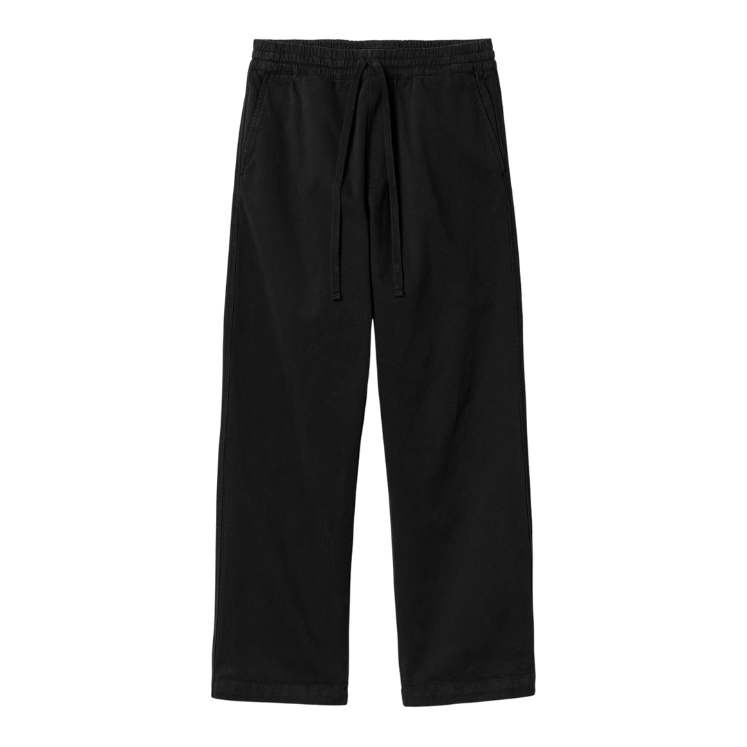 FLOYDE PANT BLACK GARMENT DYED