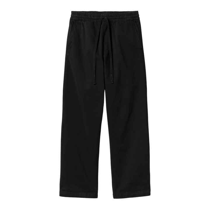 FLOYDE PANT BLACK GARMENT DYED