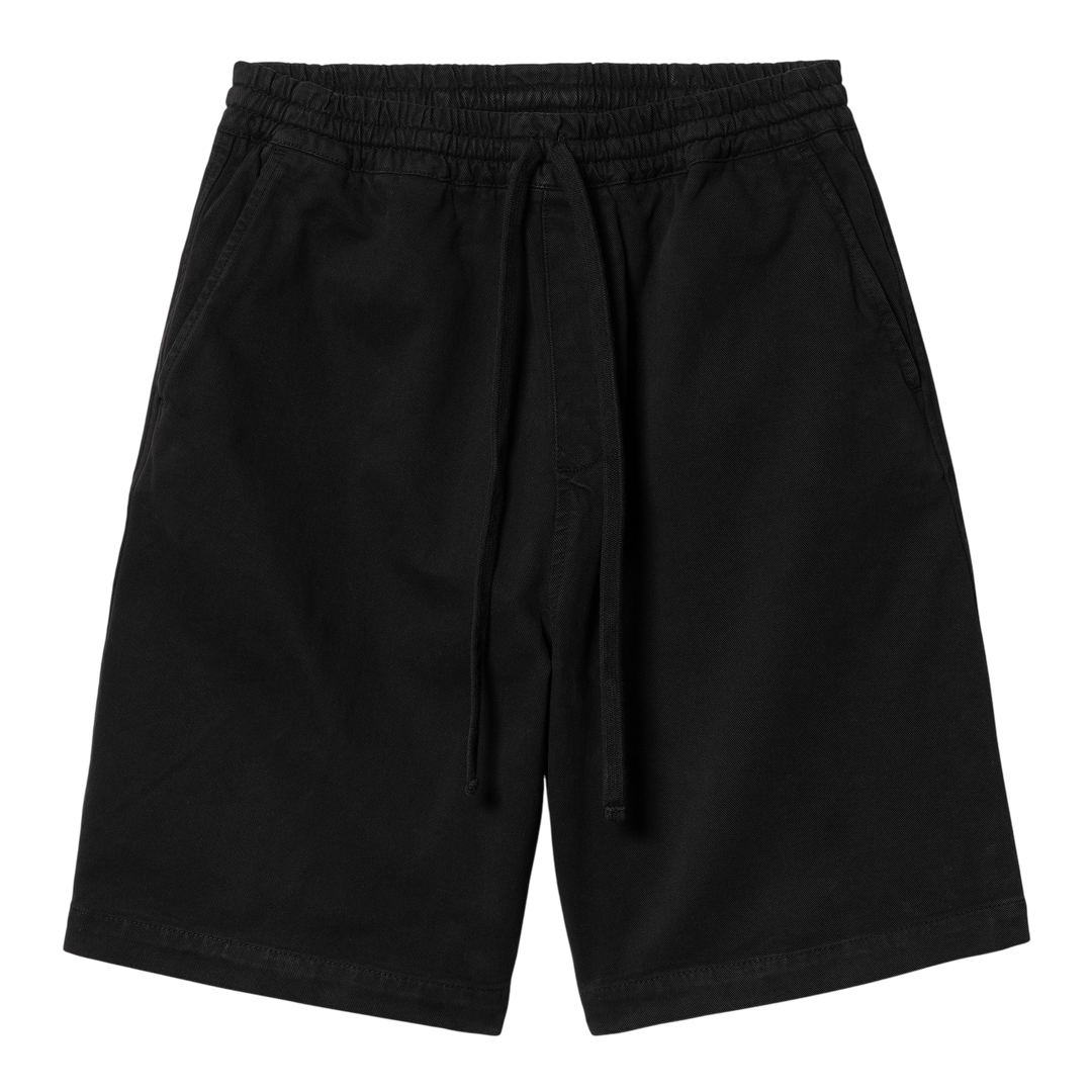 FLOYDE SHORT BLACK GARMENT DYED