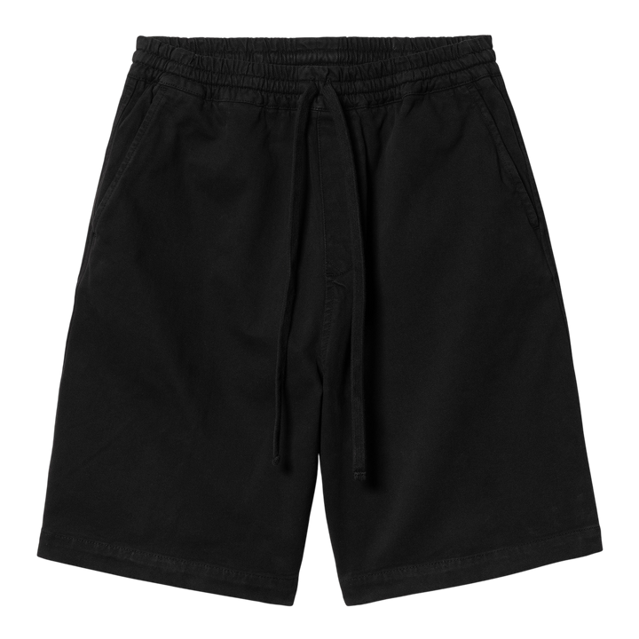 FLOYDE SHORT BLACK GARMENT DYED