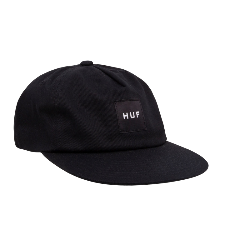 UNSTRUCTERED BOX SNAPBACK BLACK