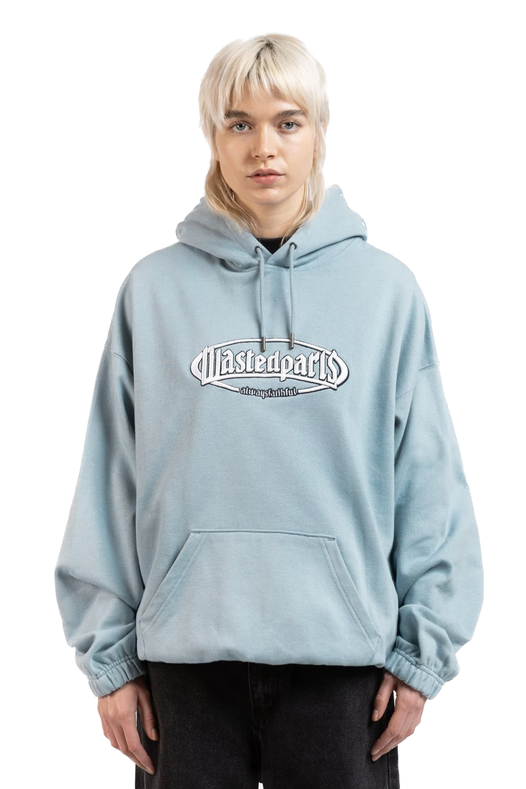 YARD BOXY HOODIE LIGHT BLUE