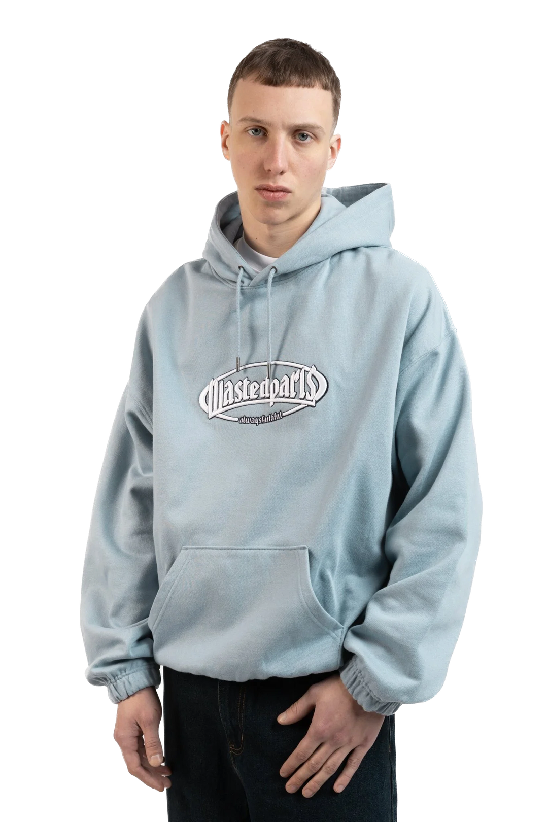 YARD BOXY HOODIE LIGHT BLUE