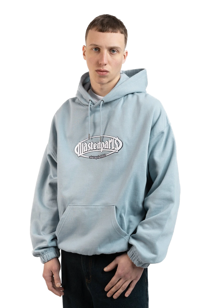 YARD BOXY HOODIE LIGHT BLUE