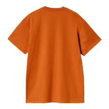 CARHARTT CHASE TEE TUMERIC BACK
