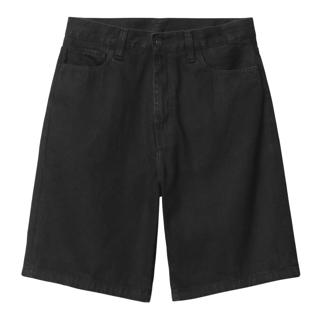 LANDON SHORT COTTON BLACK RINSED