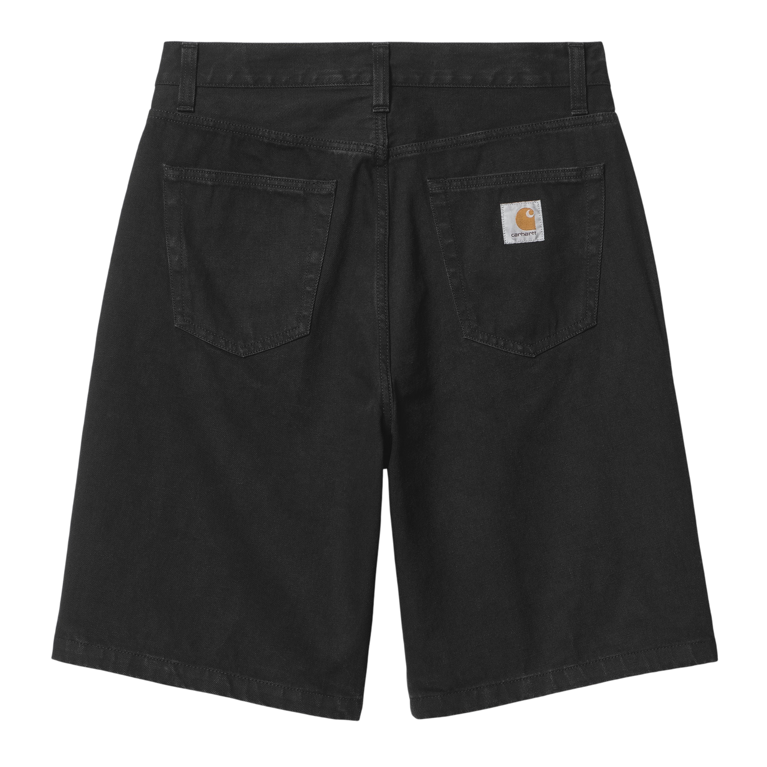 LANDON SHORT COTTON BLACK RINSED